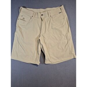 Howler Bros Shorts Size 36 Khaki Watermans Ripstop Nylon Outdoors Beige Men Work